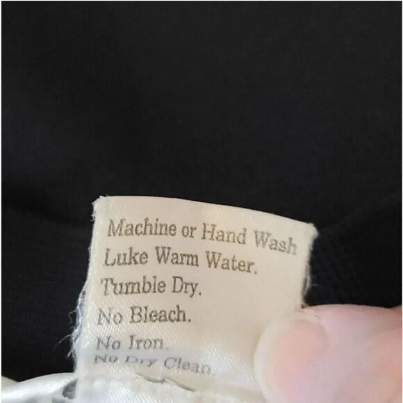 Misook Fine Knit Open Front Longsleeve Sweater Cardigan in Black Size Small - Picture 7 of 9